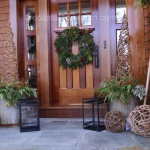 winter-door-scaping-holiday-decorating-grapevine-lights-greens